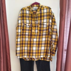 Boyfriend Cut Flannel Old Navy Tunic
